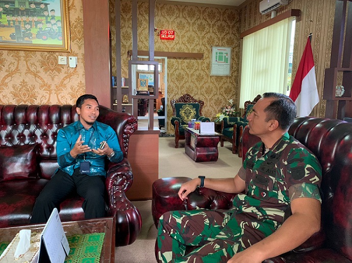 Dandim0904 Paser Sampaikan Komitmen Dukung Kinerja Pajak Tanah Grogot